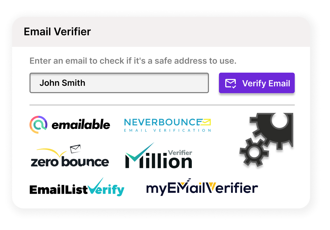 NioLeads Email Verifier work with the industry's top email verification service