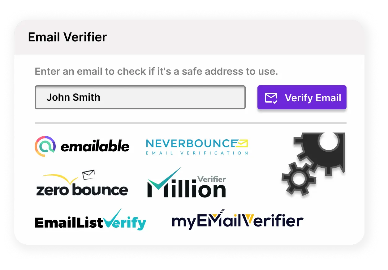 NioLeads Email Verifier work with the industry's top email verification service