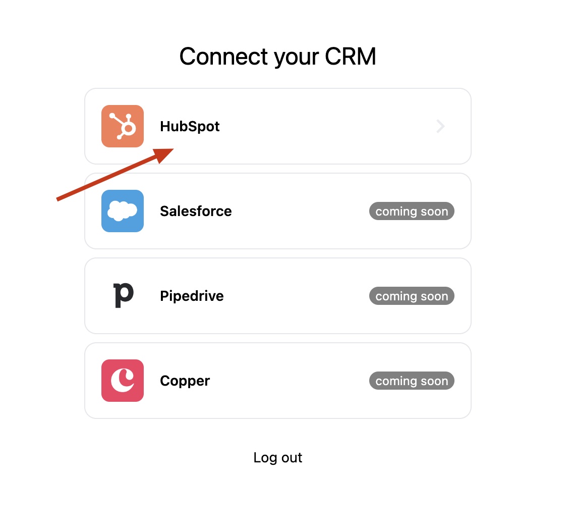 connect hubspot crm to nioleads